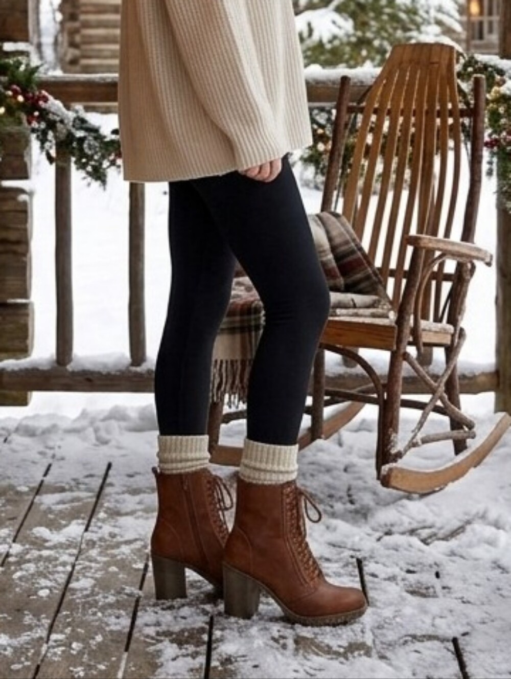 Soda Brown Leather Ankle Boot